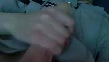 Skinny Lad Wank and Spunk Hard
