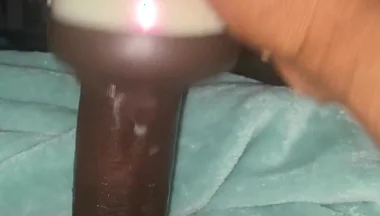 Moving Big Black Dick in Fleshlight