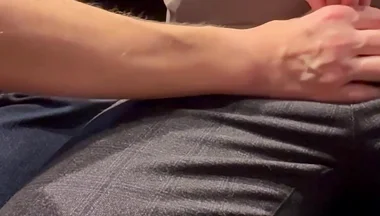 2 Guys Get the Uncut Cocks and Balls Out of Their Pants and Play