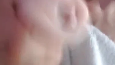 Jerking off with a Pocket Pussy and Cumming Almost 2 Times