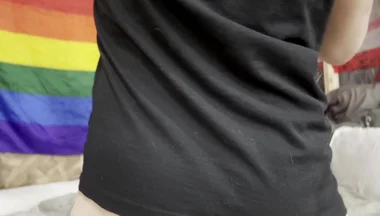 Close up of Dildo Anal Fucking Smooth Hole Gaping Open