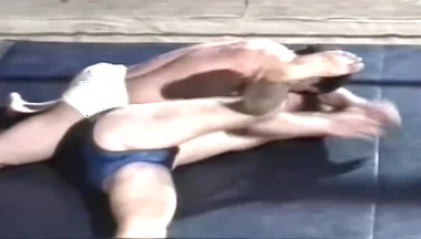 Mature Studs Pin and Pound Ass in Wrestling Ring