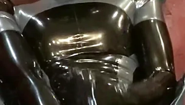 Vibrator Play in the Sex Swing - Alex Latex