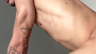 Big Dick Fucks Muscle Ass Bareback Anal Latino Tatted Stud