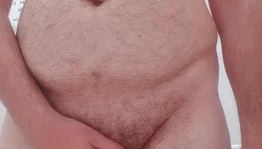 All Naked in Bathroom