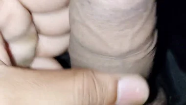 Big Dick Orgasm Cumshot at Night