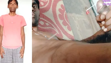 Rajesh Playboy 993 Masturbating Big Cock and Cumming on the Chest. Spanking Butt Stroking Dick