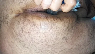 Amazing Cum and Anal Penetration Using Red Thong