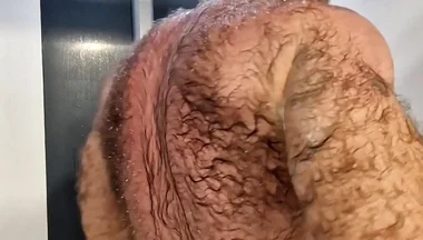 Hairy Jack Taking a Shower