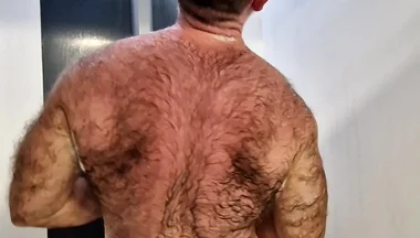 Hairy Jack Taking a Shower