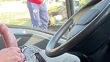 Daytime Truck Stop Meeting Inside My Truck With A Curious Encounter