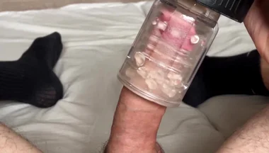 Jerking off While Wearing a Cock Ring