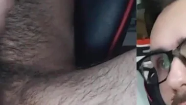 20 Centimeter Penis Pumping a Lot of Milk, with My Face!!