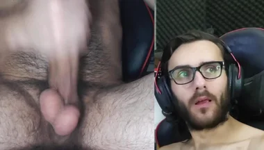 20 Centimeter Penis Pumping a Lot of Milk, with My Face!!