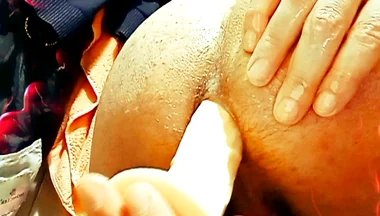 Dildo Rubbed Deep in My Hot Slippery Hole