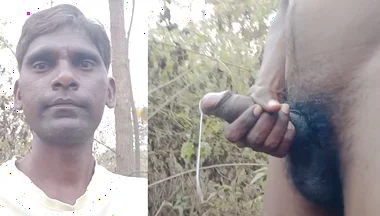 Rajesh Playboy 993 Outdoor Masturbating Big Cock and Cumming