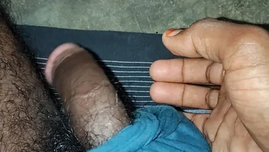 Hindi Desi Teen Boy Cum in Room