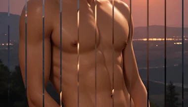 This Slim Toned Nude Man with Huge Erected Dick Will Shock You