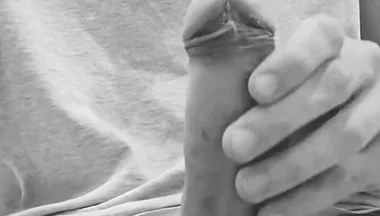 Young Student Touches His Huge Cock in the College Bathroom