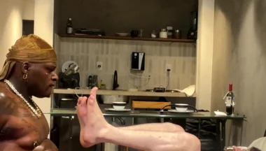 White Brazilian Slut Takes Big Black Cock