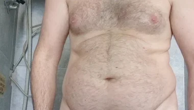 All Naked in Pubblic Bathroom