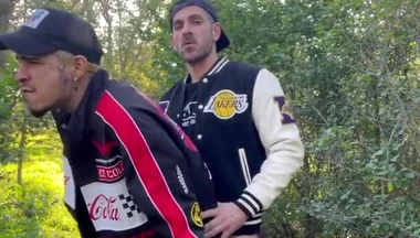 Latino boys fucking in the forest