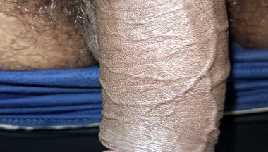 Indian Desi Big Cock Masterbation with Boobs