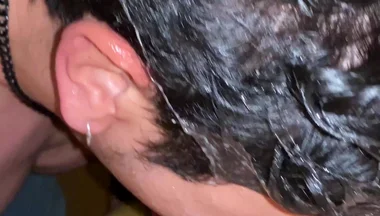 Satisfying Stepdaddy with His Deep Throat