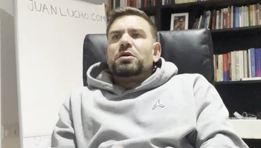 Young Man Masturbates in His Office