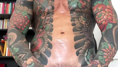 Tattooed Spanish Male