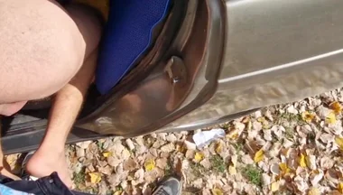 Turning Him Into a Complete Bitch in a No-condom Cruise Fuck on the Side of the Road