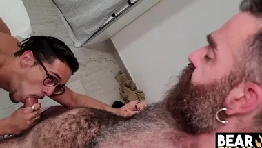 Furry Bear Drills Horny Ass - Ray Crosswell And Rob Hairy