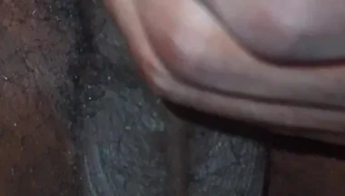 Stroking Big Black Uncut Dick Wit Cock Ring