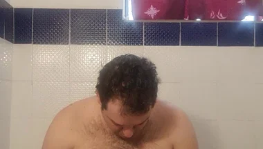 All Naked in Pubblic Bathroom