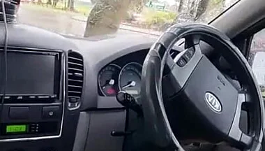 Naked in the Car