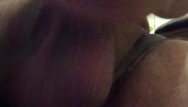 Shooting Strings of Cum in My Purple Panties!