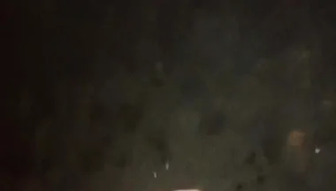 Waiting for Stepdad in the Dark. Cuming on the Street!