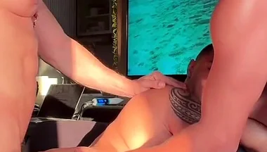 2 Big Dicks Fuck Muscle Stud Latino Bareback Rico Marlon