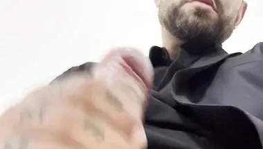 Handsome Gets Tattooed in Suit