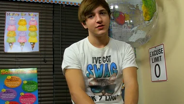 First Timer Colby on Set