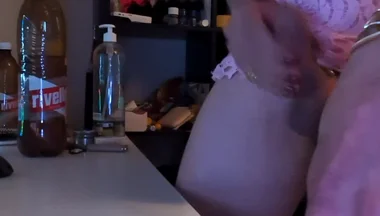 Sissy Andrea Licking It up