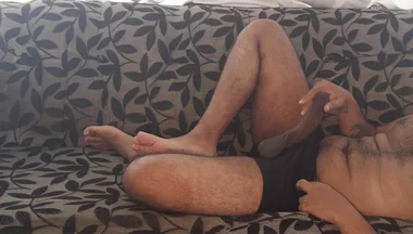 Asian Solo Male Jerking Big Cock & Cumming All Over His Body