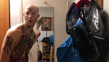Face Tatted Masturbator