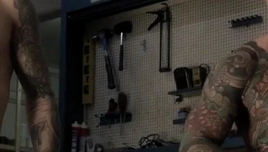 Two Friends in the Mechanic's Workshop