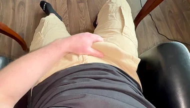 German Stepdaddy Voice Destroys You. Cargo Pants Down. Thick Cock Throbs