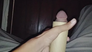 Very Hardcore Masturbation by a Big Hot Dick. It Is Drilling Again and Again