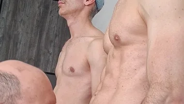 2 Dick Sucking Stepdaddy Get to Sexy Skinny Guy