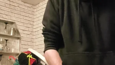 Wanking My Big Hard Dick and Smoking 2 Cigs