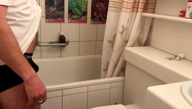 Colleague Showers with Straight Friend
