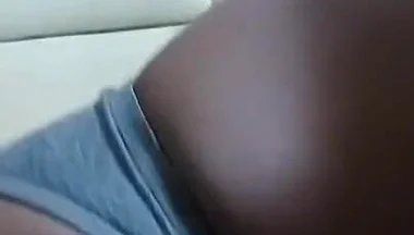 Lag Ebony Ch*ke Himself Before Pounding His Creeamy Asshole
